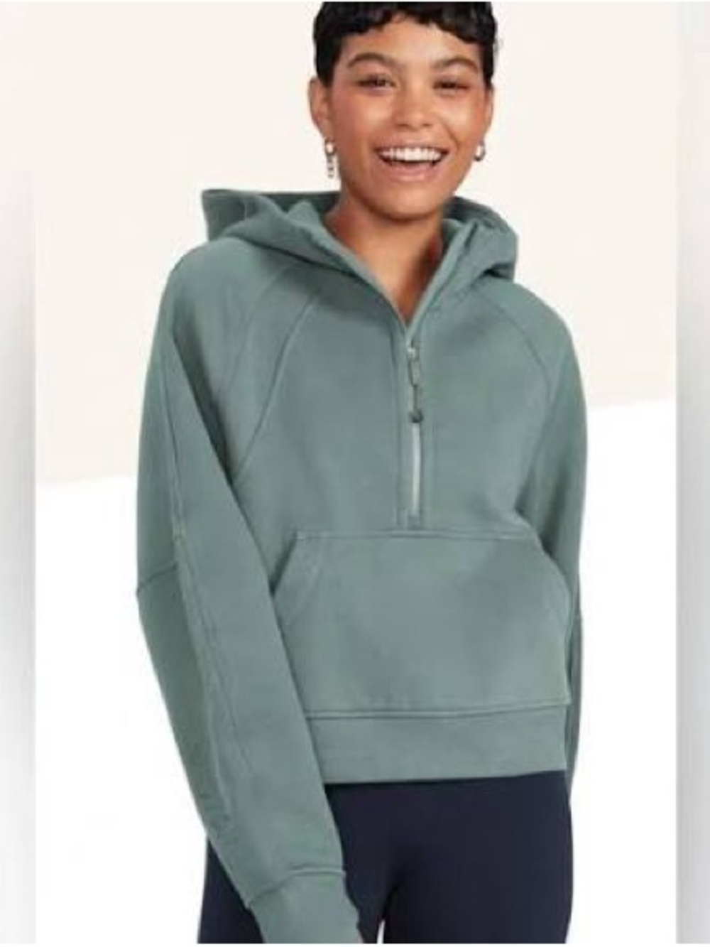 Peleton x Lululemon Scuba Half Zip Hooded Sweatshirt